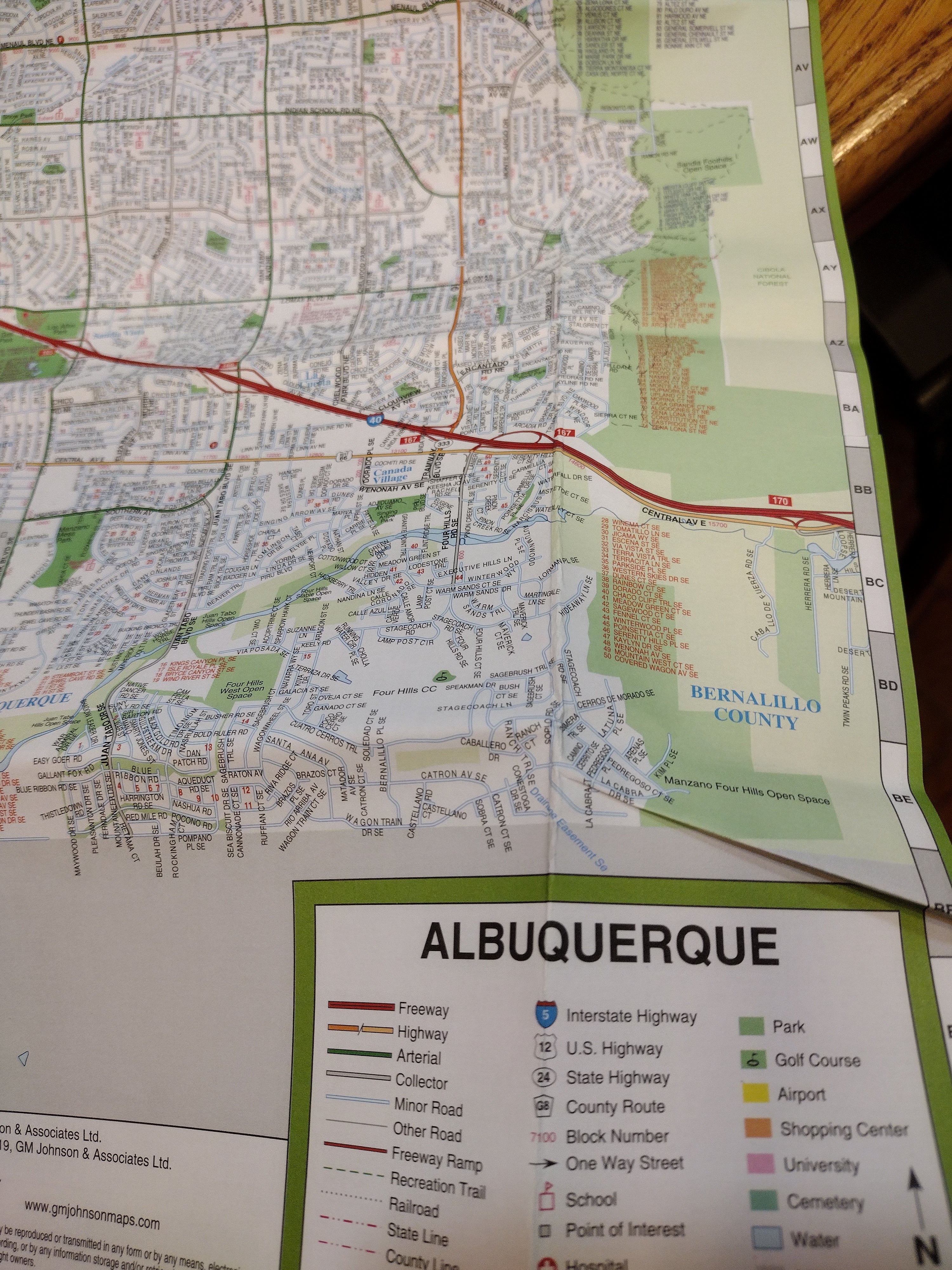 Map: Albuquerque City Street - Image 3